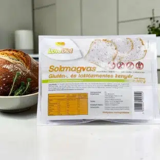 gluténmentes kenyér, laktózmentes kenyér, diétás pékáru, mentes kenyér, sokmagvas mentes kenyér