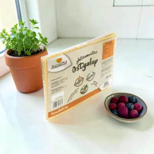 gluténmentes sütemény alap, diétás alapanyag, mentes ostya, ostyalap 180g, gluténmentes nápolyi alap