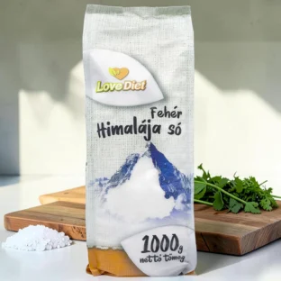 természetes só, diétás alapanyag, Himalája só 1kg, fehér só főzéshez, adalékmentes só