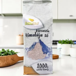 természetes só, diétás alapanyag, Himalája só 1kg, rózsaszín só, finom szemcséjű só