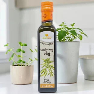 hidegen sajtolt olaj, diétás alapanyag, kendermag olaj 250ml, szuperfood olaj, Omega-3 forrás