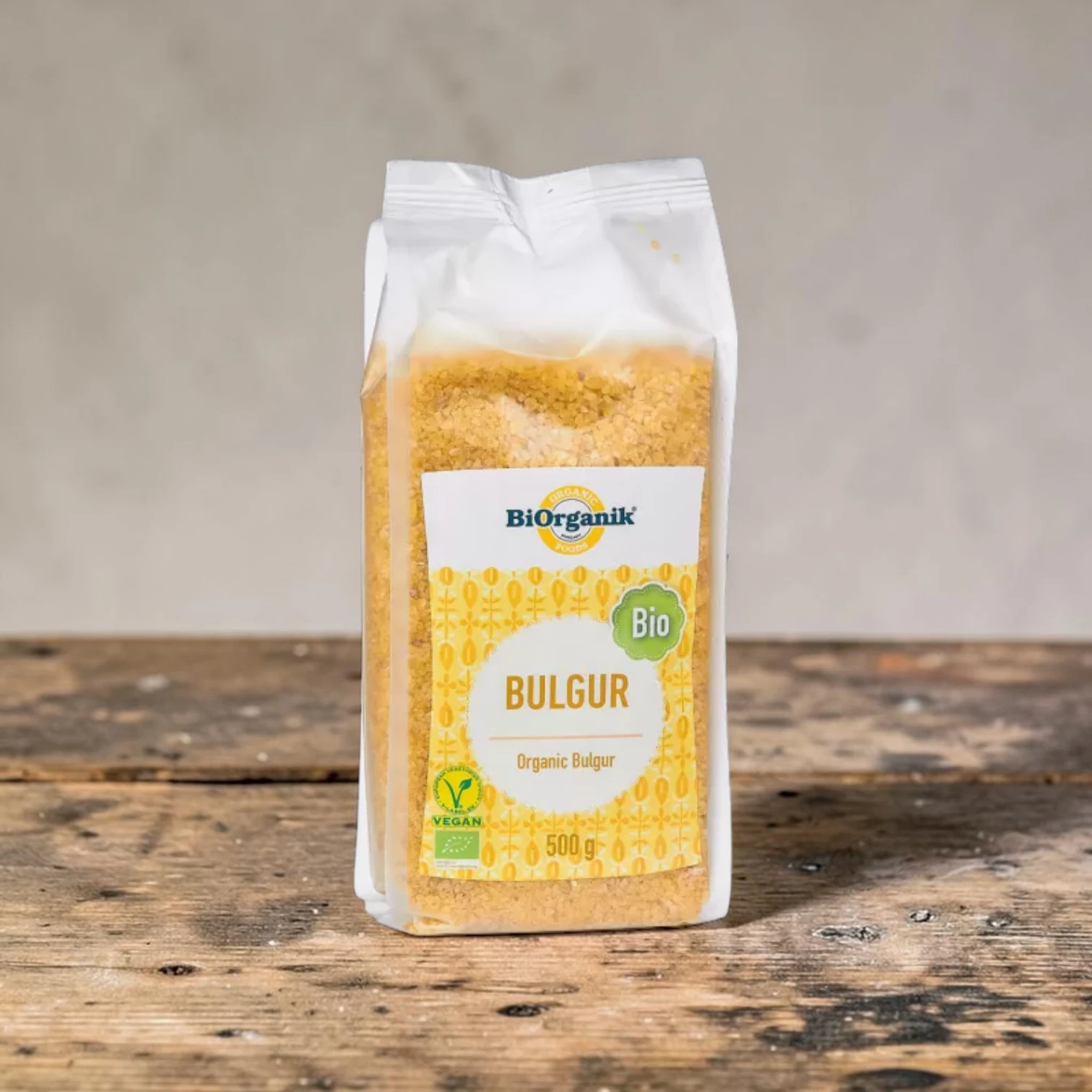BIO bulgur 500g, prémium bio gabonafélék, organikus búzatöretet, bio gabona, növényi töret, mediterrán köret