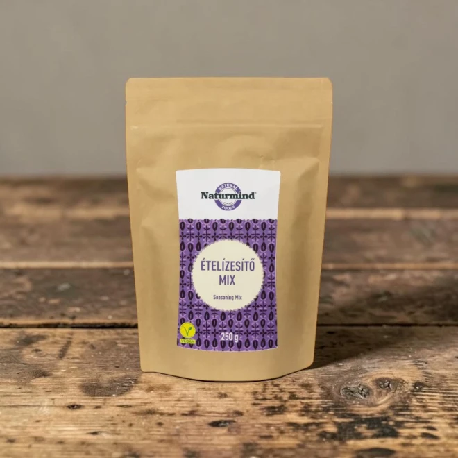 Naturmind ételízesítő mix -sómentes 250g, prémium fűszerek, tiszta zöldségkeveréket, sómentes ételízesítő, növényi alapanyag, szárított zöldség keverék