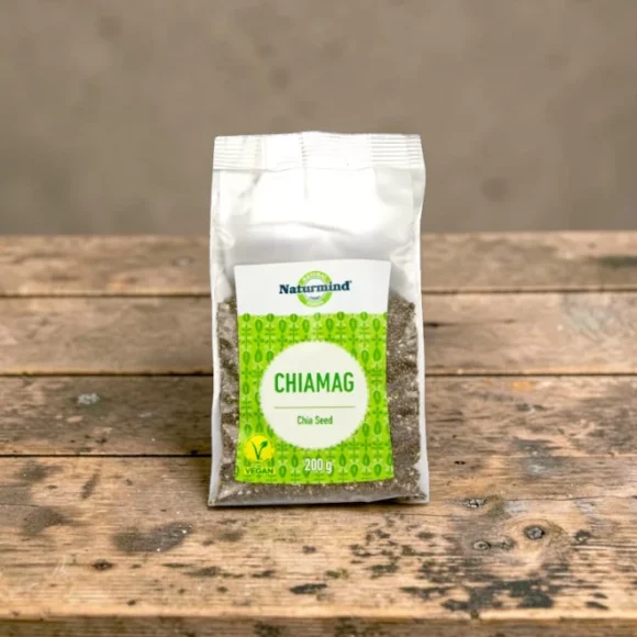 chiamag 200g, gluténmentes kása, mentes reggeli alapanyag, könnyen emészthető étel, hozzáadott cukormentes kása, növényi alapú táplálkozás