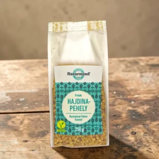 Naturmind hajdinapehely -pirított 250g, prémium konyhai pelyhek, laktózmentes hajdinapehely, vegán hajdinapehely, növényi pehely, finom tiszta hajdina pehely