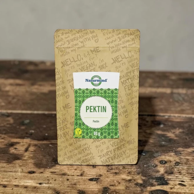 Naturmind pektin 80g, prémium diétás sűrítőanyagok, laktózmentes pektin, vegán pektin, növényi zselésítő, finom gluténmentes pektin por