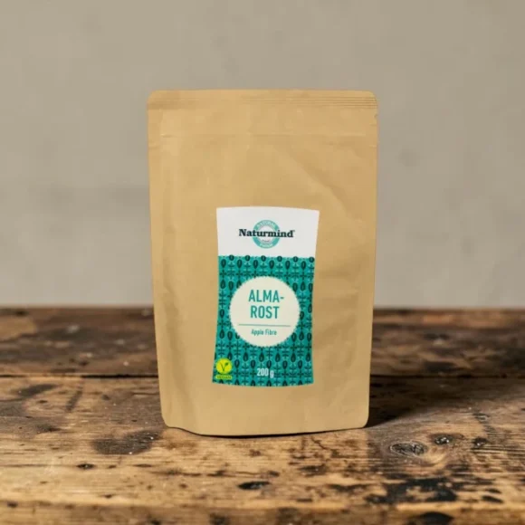 Naturmind almarost 200g, prémium diétás rostok, laktózmentes almarost, vegán almarost, növényi rostőrlemény, finom gluténmentes alma rost