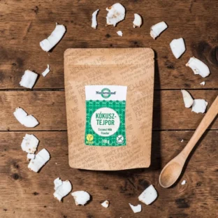 Naturmind kókusztejpor 100g, prémium növényi tejporok, laktózmentes kókusztejpor, vegán kókusztejpor, növényi tejpor, finom gluténmentes kókusz tejpor