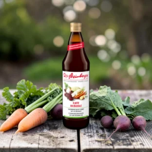 bio zöldséglé, gluténmentes direktlé, Dr. Steinberger 750 ml, mentes gyümölcslé, funkcionális ital, tejsavas erjesztésű lé, Breuss-kúra ital