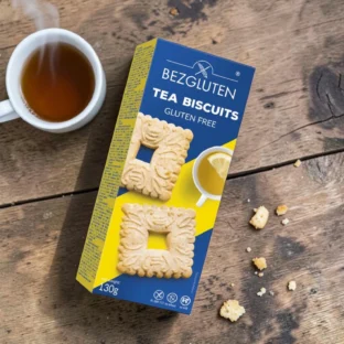 gluténmentes teasütemény, diétás alapanyag, mentes édesség, cukros aprósütemény, mentes nassolnivaló, gluténmentes keksz, BG 130g