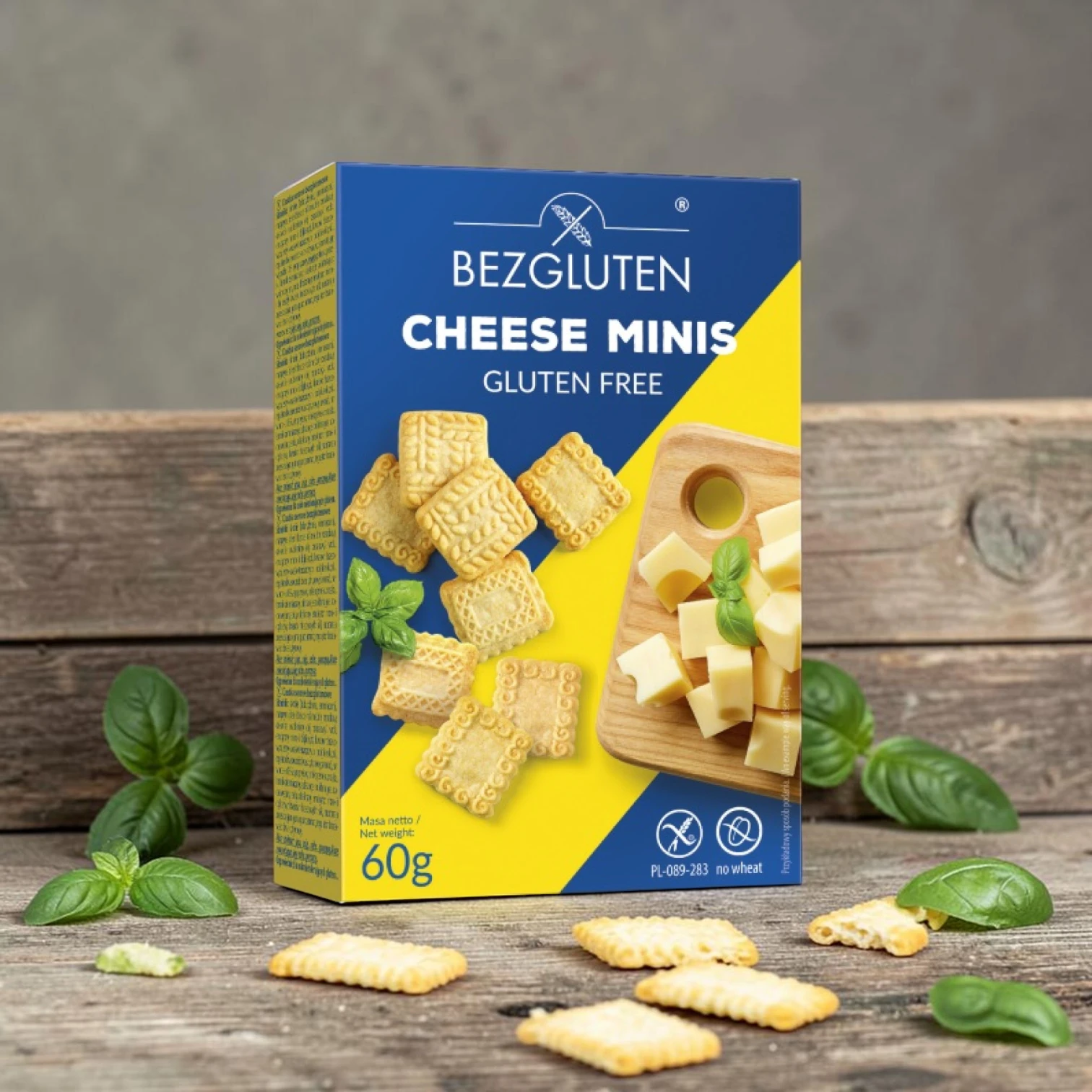 gluténmentes sós keksz, diétás alapanyag, mentes snack, sajtos mentes rágcsálnivaló, gluténmentes sós falat, mentes nassolnivaló, BG 60g