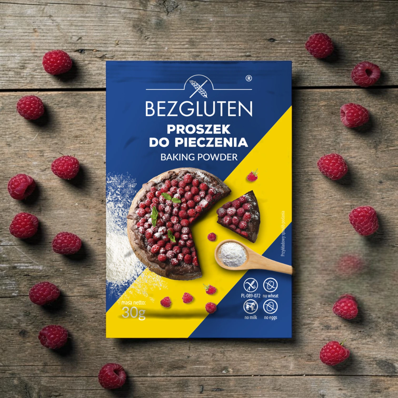 gluténmentes sütőpor, diétás alapanyag, mentes sütési kellék, gluténmentes kelesztő, mentes sütemény alap, BG 30g, gluténmentes sütés
