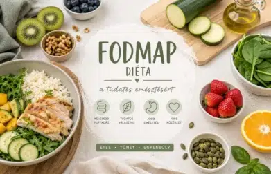 FODMAP diéta, IBS kezelés, emésztési zavarok, alacsony FODMAP élelmiszerek, gluténmentes, laktózmentes