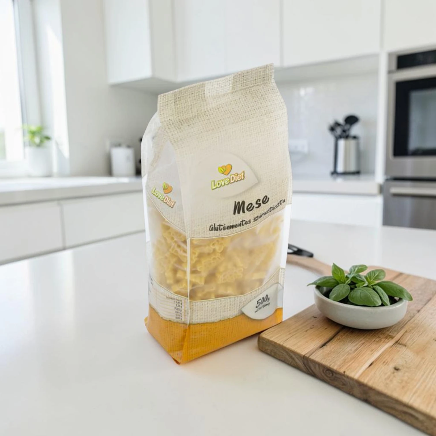 gluténmentes száraztészta, diétás alapanyag, mentes tészta, 100% kukoricaliszt tészta, mese tészta 500g, kukoricaliszt alapú tészta