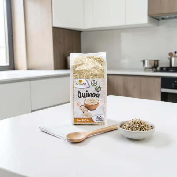 gluténmentes quinoa, diétás alapanyag, mentes köret, quinoa 500g, növényi fehérjeforrás, szuperélelmiszer diéta