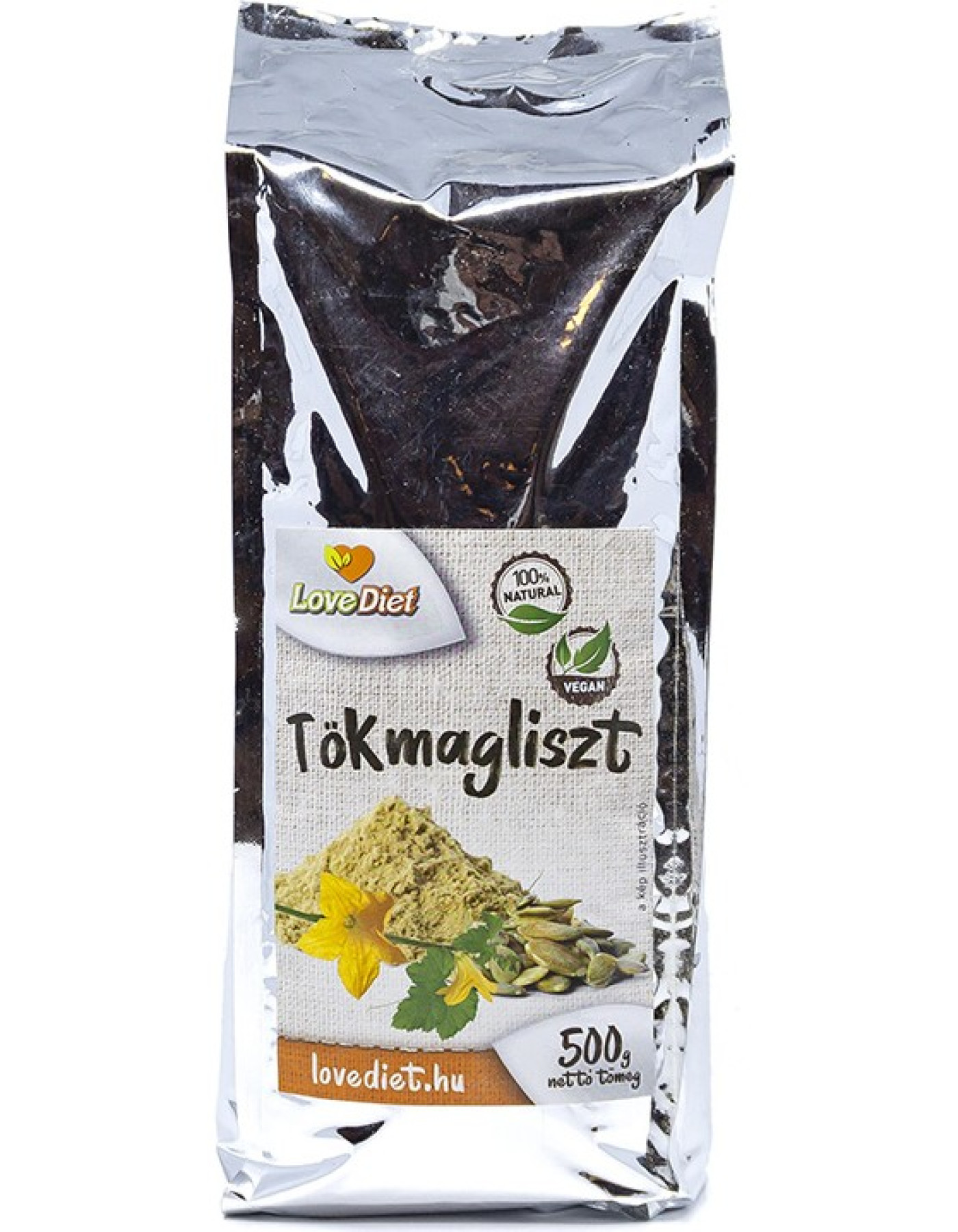 zsírtalanított tökmagliszt, diétás alapanyag, mentes liszt, tökmagliszt 500g, alacsony szénhidráttartalmú magliszt, gluténmentes tökmagliszt, fehérjében gazdag tökmagliszt