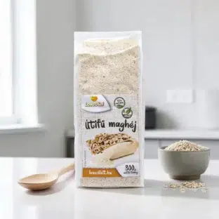útifű maghéj 300g, diétás alapanyag, mentes rost, magas rosttartalmú útifű maghéj, prémium útifű maghéj, emésztést segítő rost, gluténmentes útifű maghéj