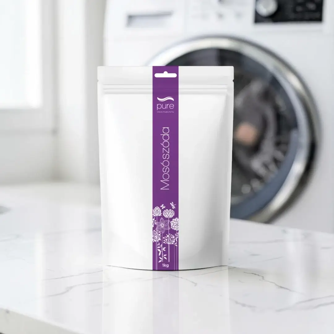 Mosószóda, környezetbarát mosószóda 1kg, természetes vízlágyító, vegán mosószóda, antiallergén mosószóda, környezetbarát mosáserősítő, mosószóda áztatáshoz, természetes tisztítószer, öko tisztítószer