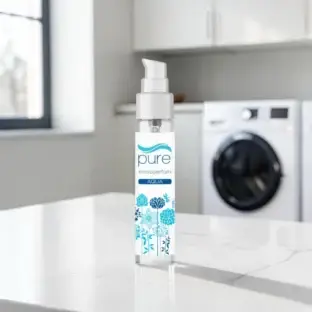 Pure Aqua mosóparfüm, hosszan tartó mosóparfüm, Pure Aqua öblítő helyettesítő mosóparfüm, friss illatú mosóparfüm, vegán mosóparfüm Pure Aqua, antiallergén mosóparfüm Pure Aqua, ruhaparfüm Pure Aqua illatban, mini mosóparfüm, textillatósító mosóparfüm