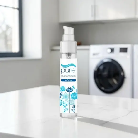 Pure Aqua mosóparfüm, hosszan tartó mosóparfüm, Pure Aqua öblítő helyettesítő mosóparfüm, friss illatú mosóparfüm, vegán mosóparfüm Pure Aqua, antiallergén mosóparfüm Pure Aqua, ruhaparfüm Pure Aqua illatban, mini mosóparfüm, textillatósító mosóparfüm