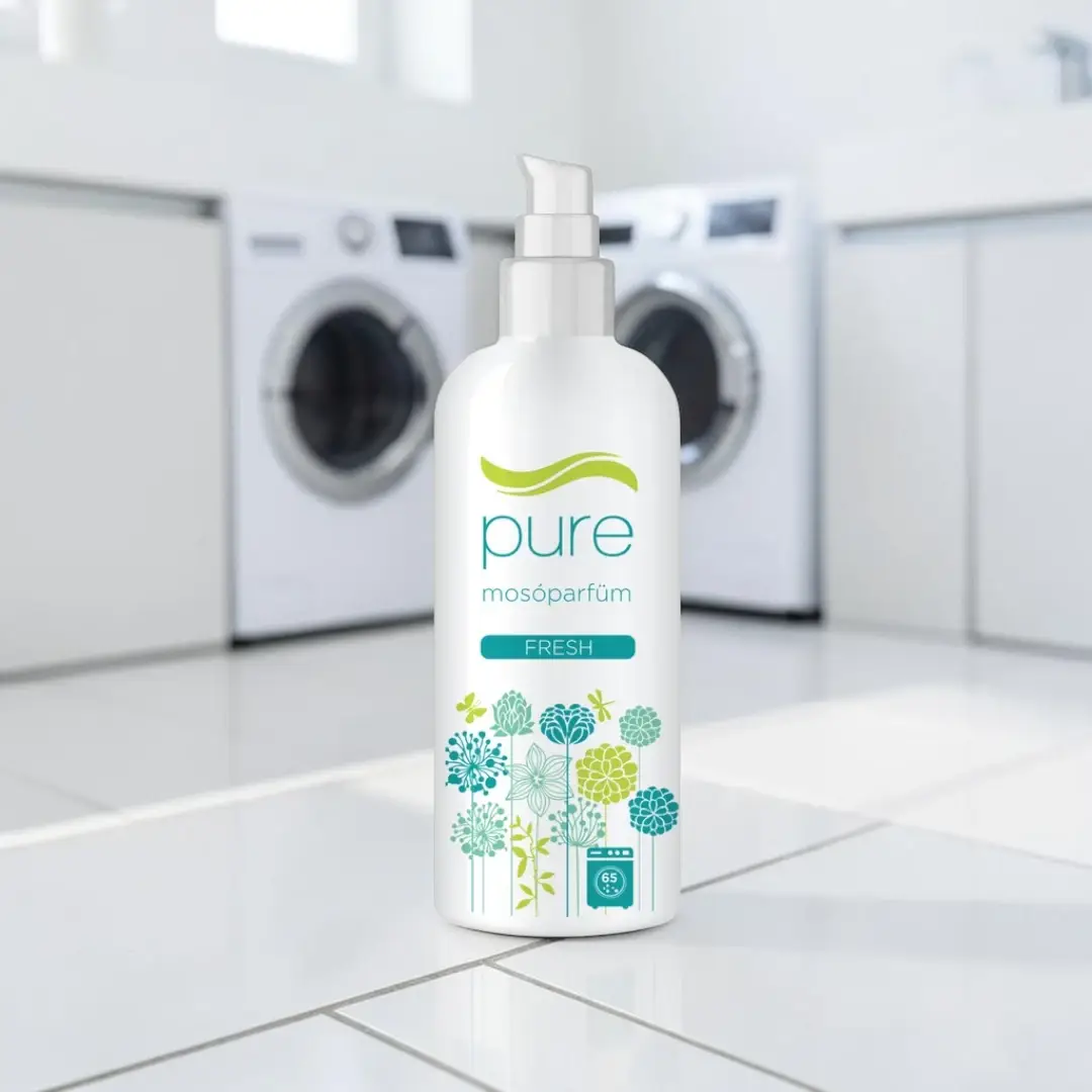 Pure Fresh mosóparfüm, hosszan tartó mosóparfüm, vegán mosóparfüm Pure Fresh, antiallergén mosóparfüm Pure Fresh, Pure Fresh illatú mosóparfüm, textil illatosító mosóparfüm, friss mosóparfüm, öblítő alternatíva