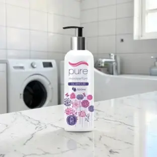 Pure Glamour mosóparfüm, hosszan tartó mosóparfüm, vegán mosóparfüm Pure Glamour, antiallergén mosóparfüm Pure Glamour, Pure Glamour illatú mosóparfüm, textil illatosító mosóparfüm, virágos mosóparfüm, öblítő alternatíva