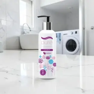 Pure Lovely mosóparfüm, hosszan tartó mosóparfüm, vegán mosóparfüm Pure Lovely, antiallergén mosóparfüm Pure Lovely, Pure Lovely illatú mosóparfüm, textil illatosító mosóparfüm, virágos mosóparfüm, öblítő alternatíva